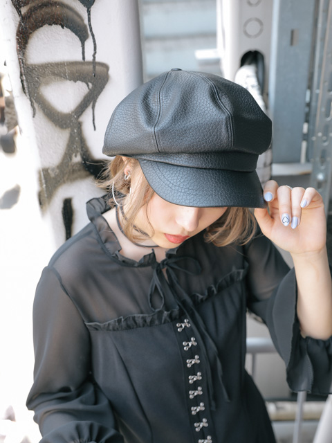 Bubbles レザーキャスケット Sparkling Mall Online Store