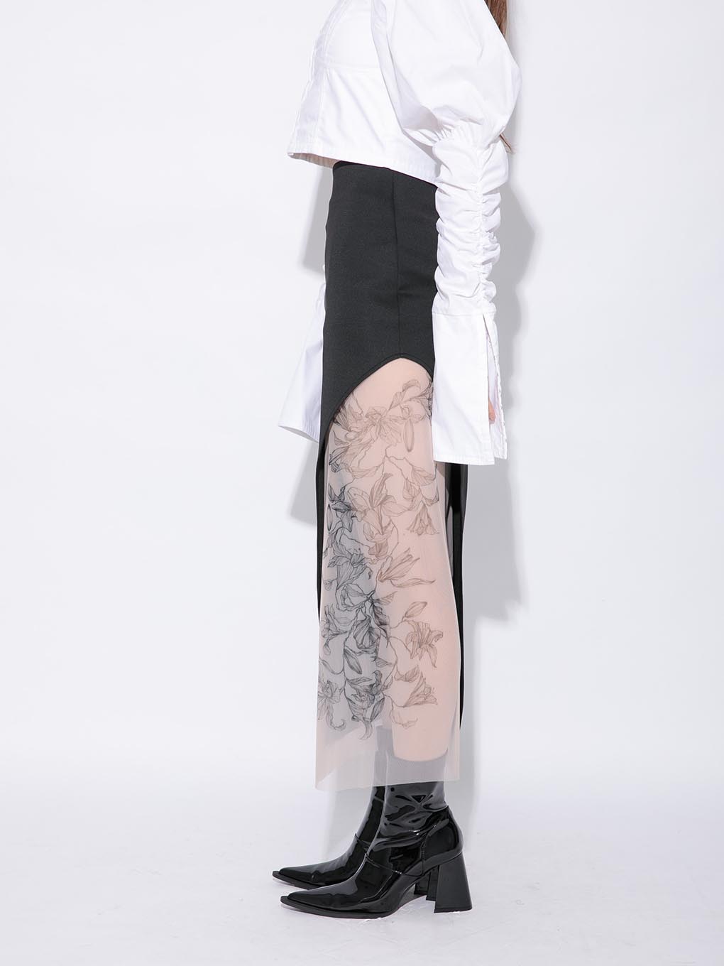 melt the lady lily tattoo tops black202412発売品 - Tシャツ ...