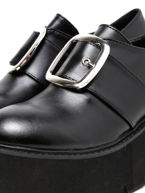 【BUBBLES】スクエアバックルシューズ