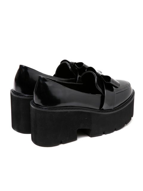 【BUBBLES】フロントリボンローファー