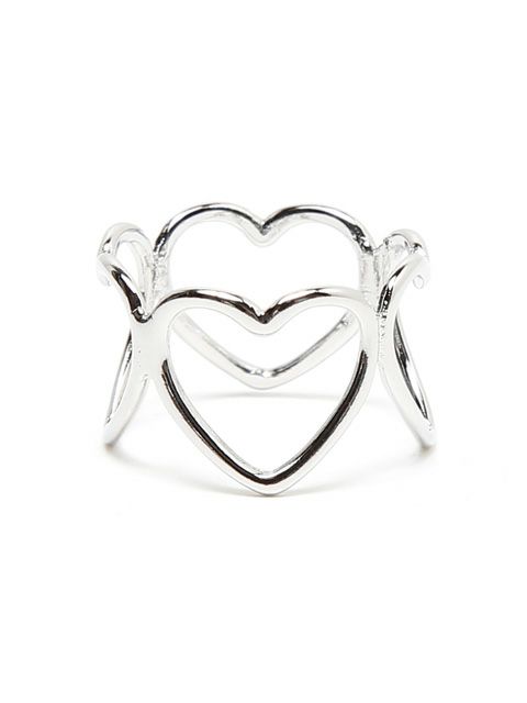 【BUBBLES】ハート4連リング