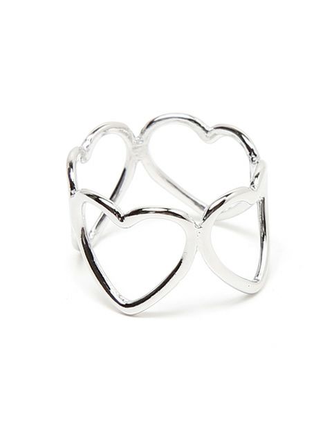 【BUBBLES】ハート4連リング