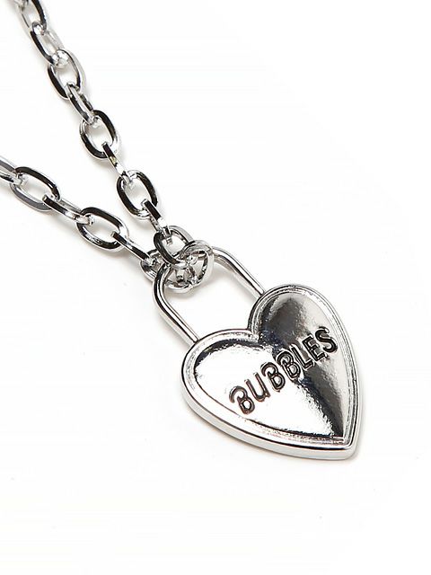 【BUBBLES】BUBBLESハートキーネックレス