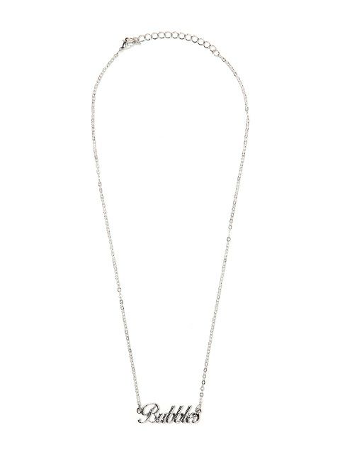【BUBBLES】BUBBLESロゴネックレス