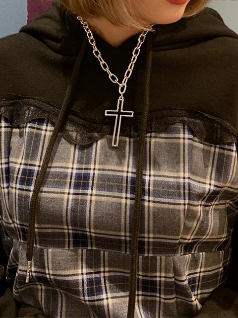 【BUBBLES】チェーンクロスチョーカー