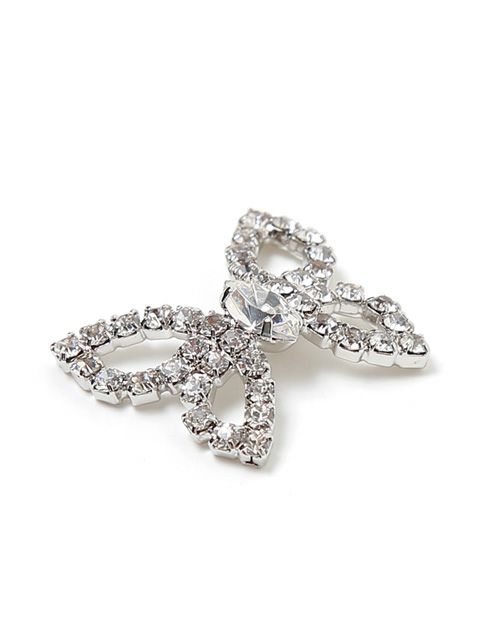 【BUBBLES】バタフライストーンピアス