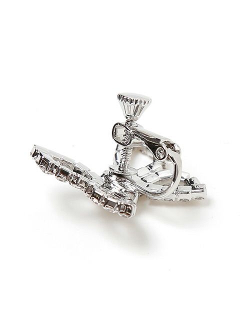 【BUBBLES】バタフライストーンイヤリング