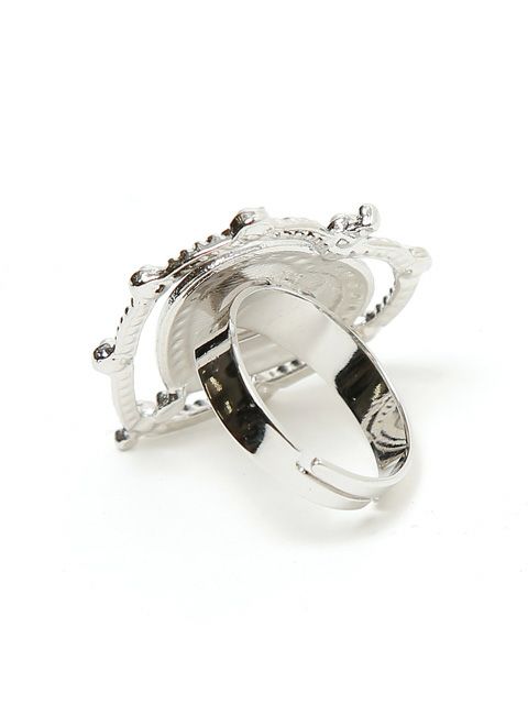 【BUBBLES】ハートパールデザインリング