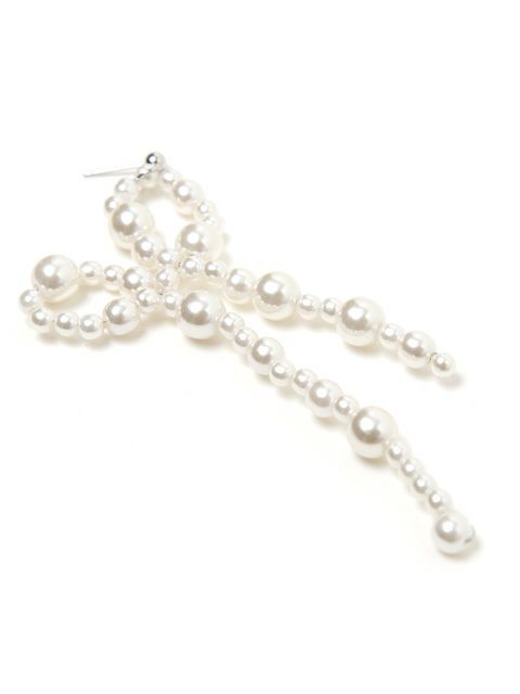 【BUBBLES】リボンモチーフピアス