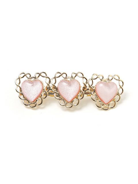 【BUBBLES】ハートストーンバレッタ