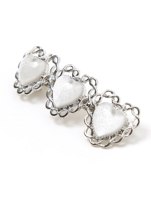 【BUBBLES】ハートストーンバレッタ