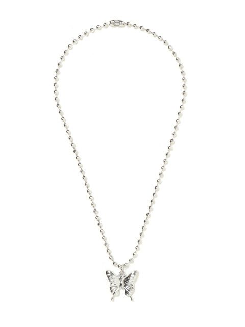 【BUBBLES】バタフライラウンドチェーンネックレス