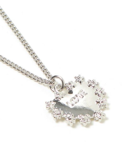 【BUBBLES】ハートラウンドフラワーネックレス