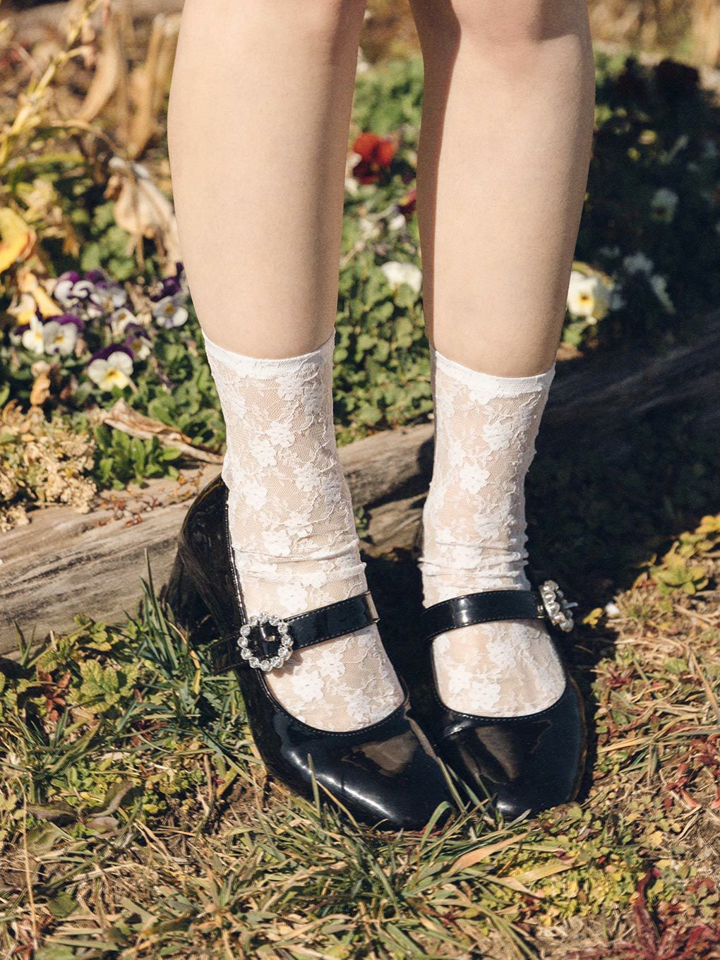 【BUBBLES】レースソックス