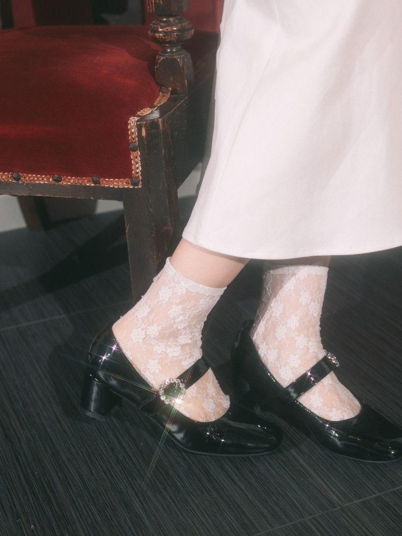 BUBBLES】バックルヒールパンプス | sparkling mall online store