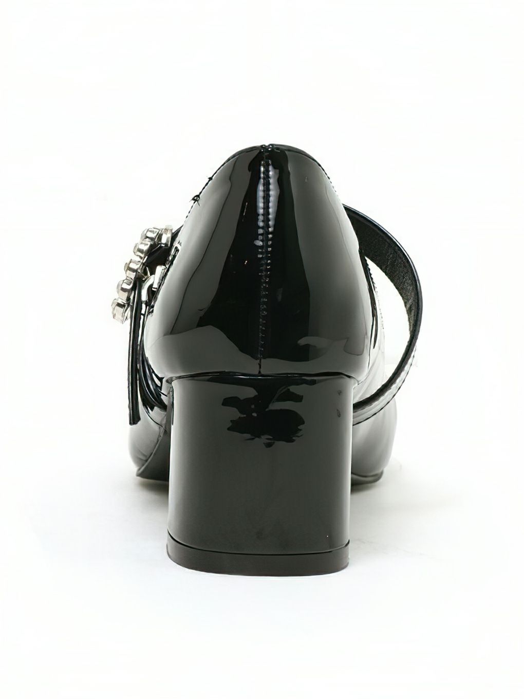 【BUBBLES】バックルヒールパンプス