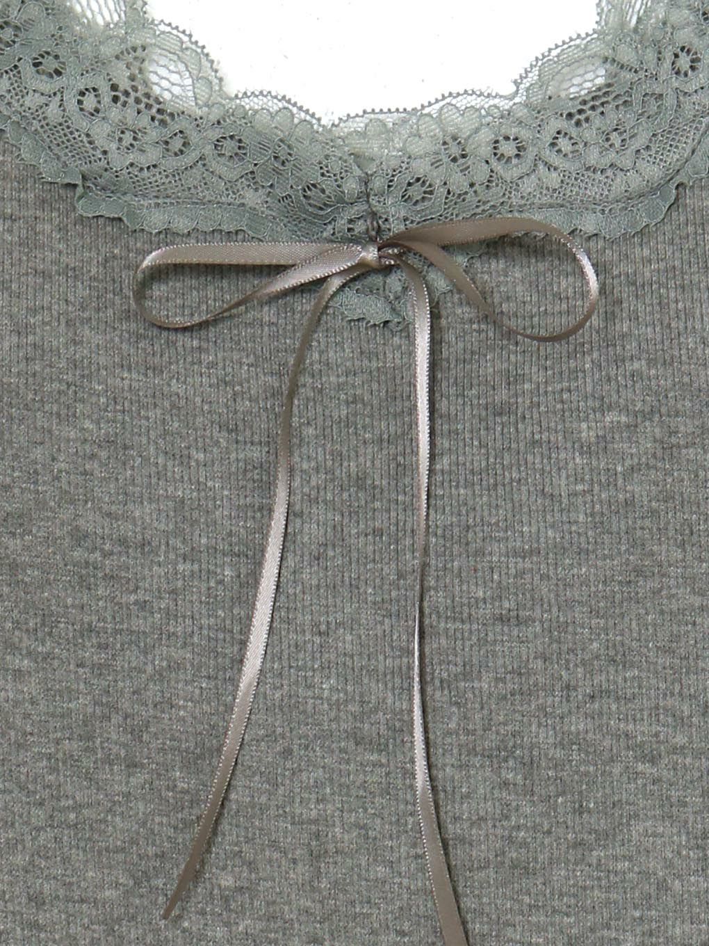 【BUBBLES】カップ付きリブキャミ