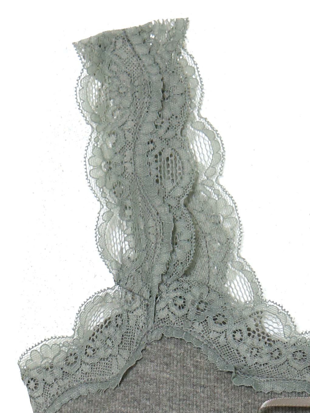 【BUBBLES】カップ付きリブキャミ