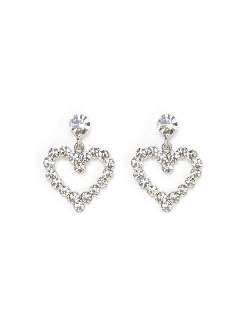 BUBBLES】タイニーハートビジューピアス | sparkling mall