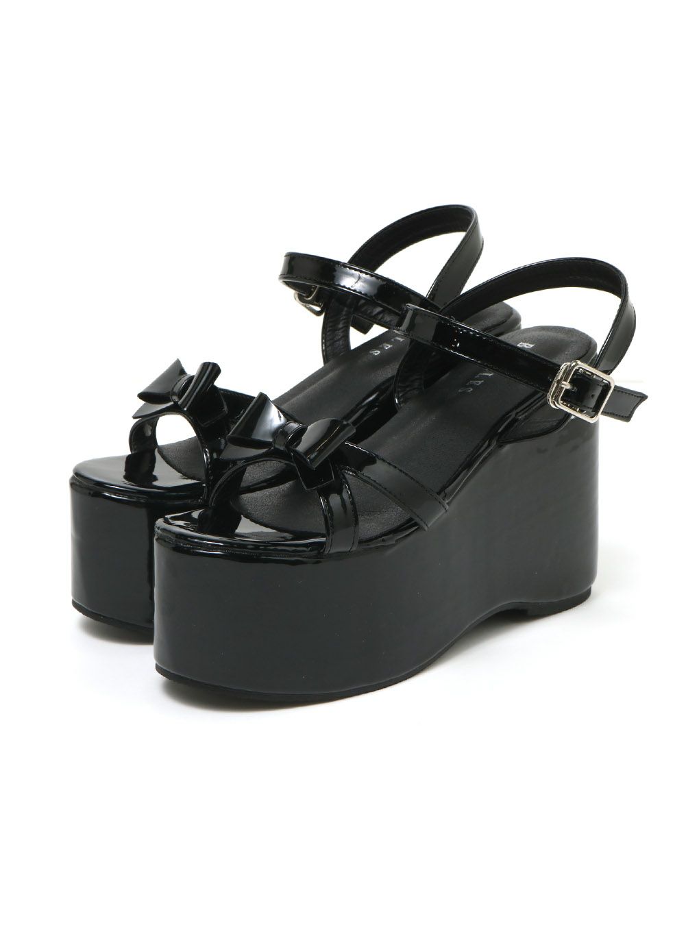 【BUBBLES】リボンストラップサンダル