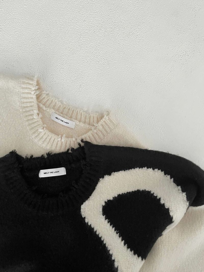 logo nuance knit / melt the lady - ニット/セーター