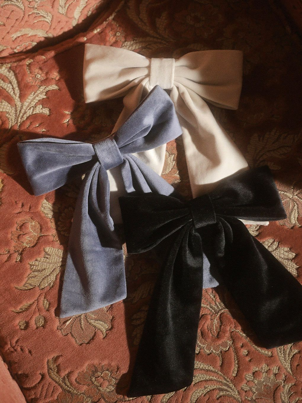 【BUBBLES】ベルベットリボンバレッタ