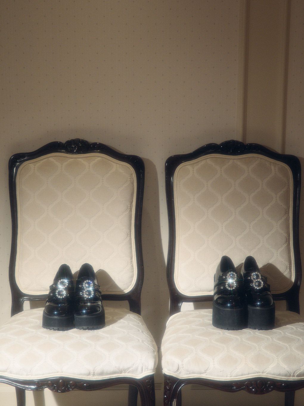 【BUBBLES】ダブルバックルシューズ