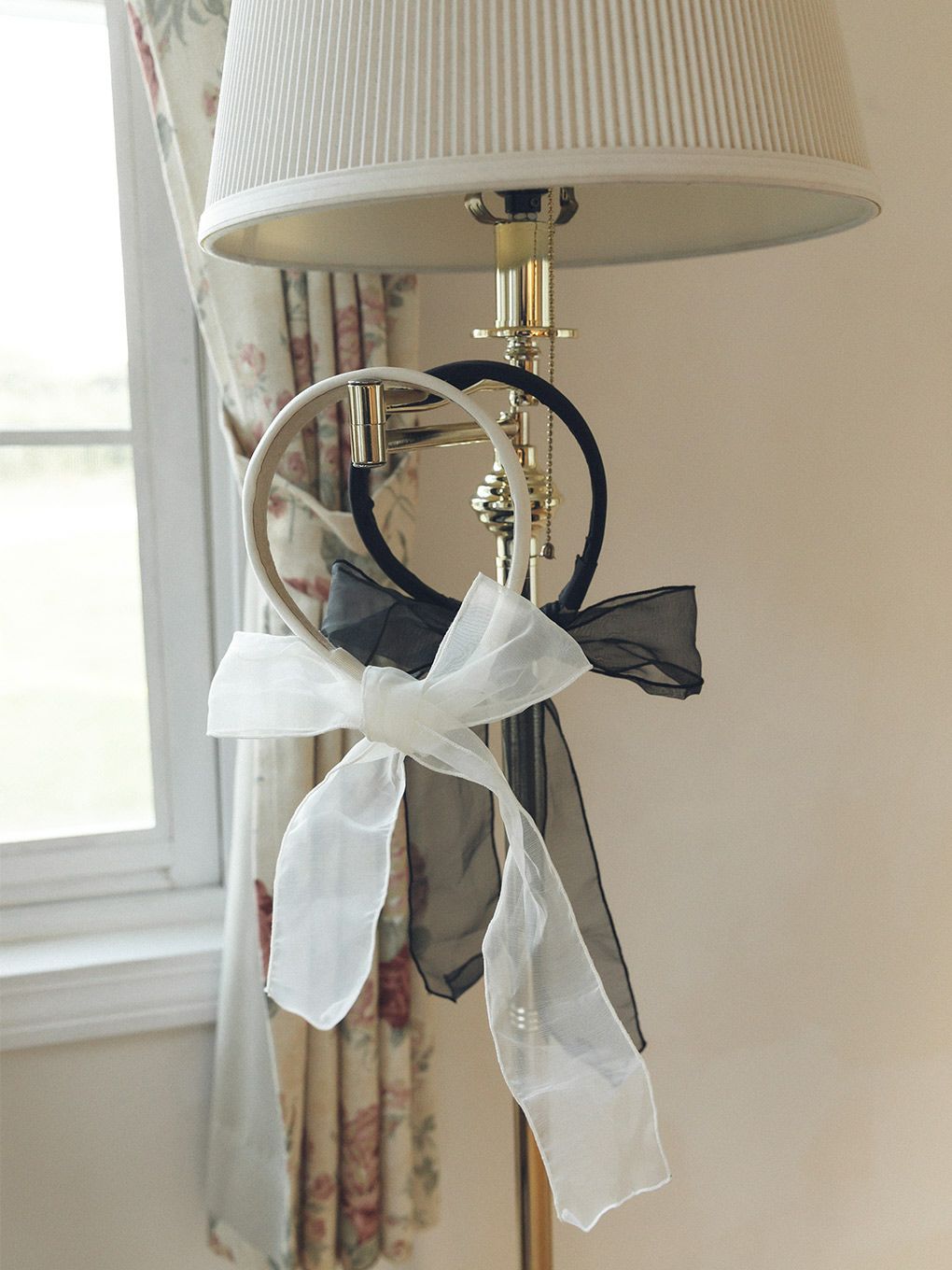 【BUBBLES】オーガンジーリボンカチューシャ