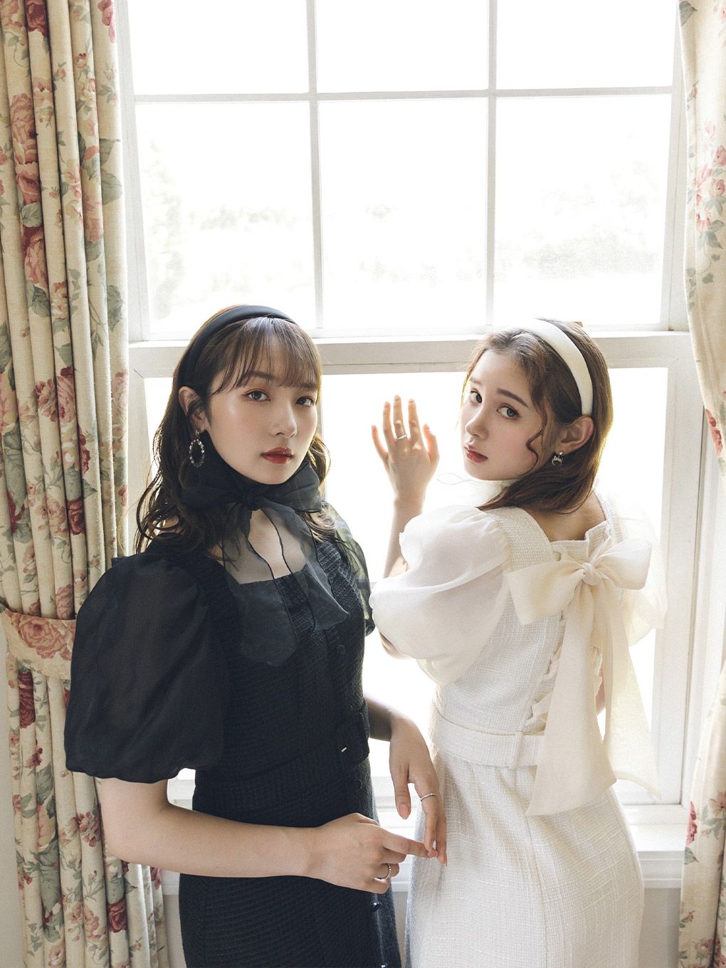 【BUBBLES】オーガンジーリボンカチューシャ