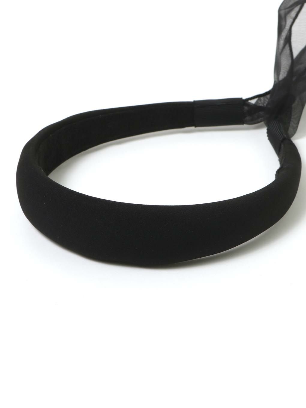 【BUBBLES】オーガンジーリボンカチューシャ