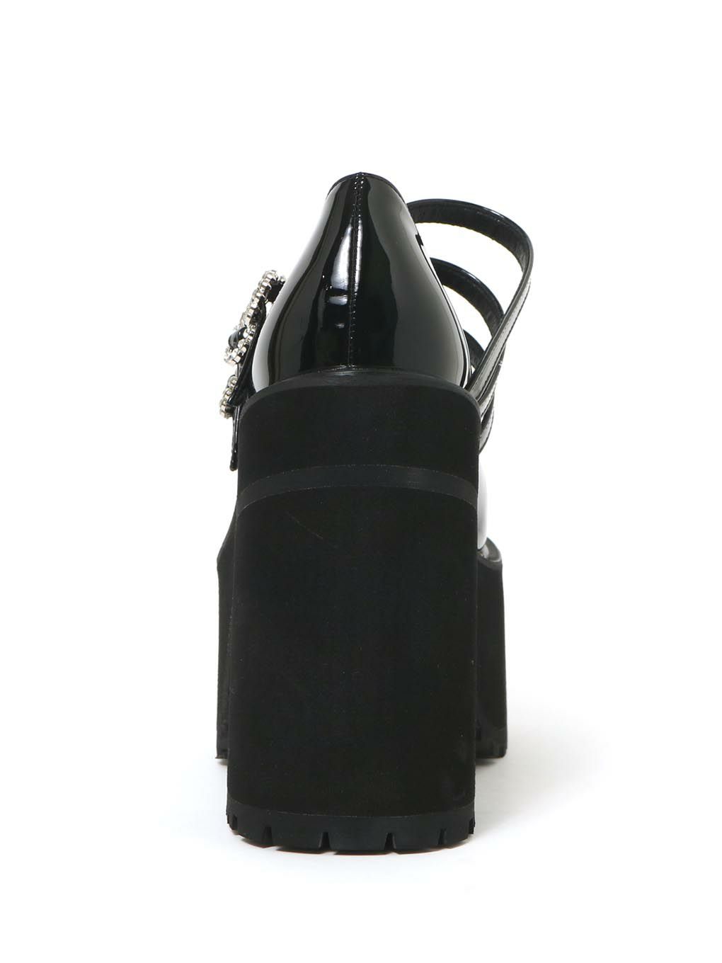 【BUBBLES】3ストラップビジューシューズ