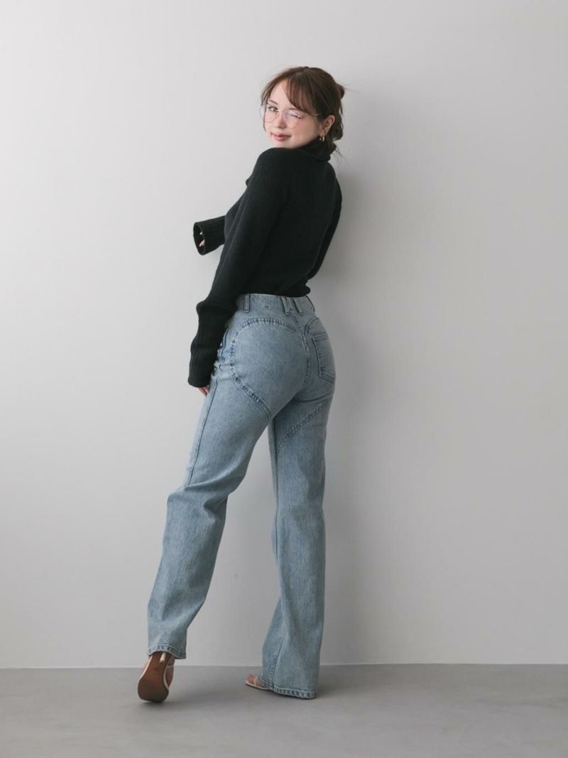 andmary 】 heart hip denim (s) - positivecreations.ca