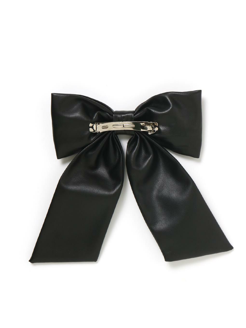 【BUBBLES】レザーリボンバレッタ