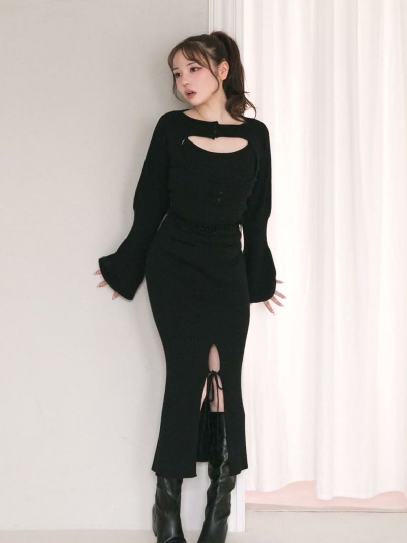ANDMARY】ソフィアリボンニットスカート | sparkling mall online store