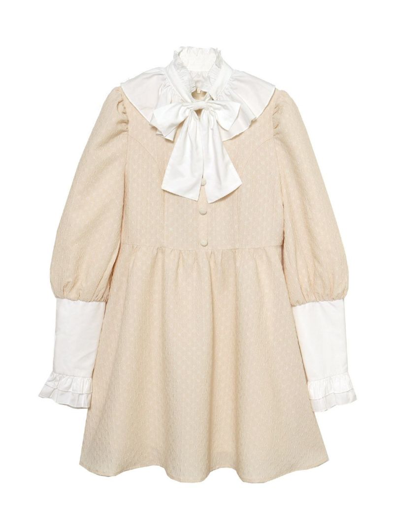 【BUBBLES BOUTIQUE】frill ribbon onepiece | sparkling mall online store