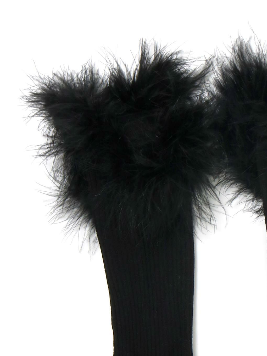 【BUBBLES】ファーハイソックス