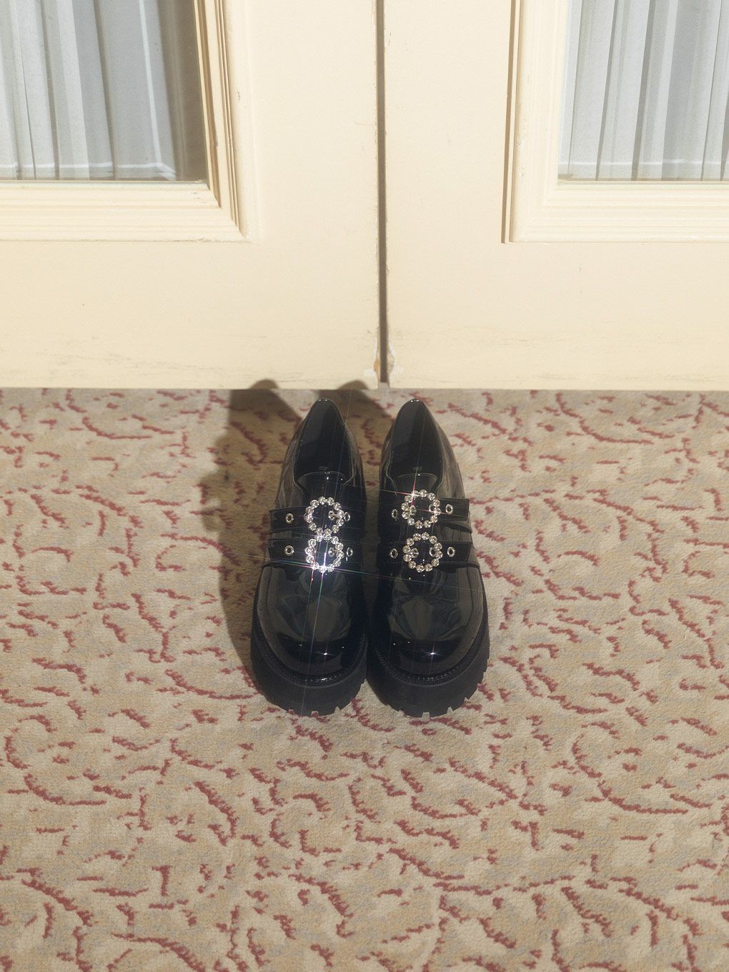 【BUBBLES】ダブルバックルシューズ