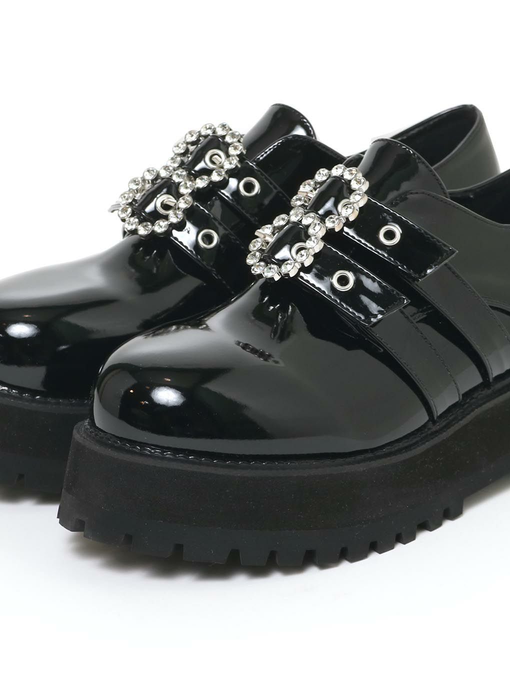 【BUBBLES】ダブルバックルシューズ