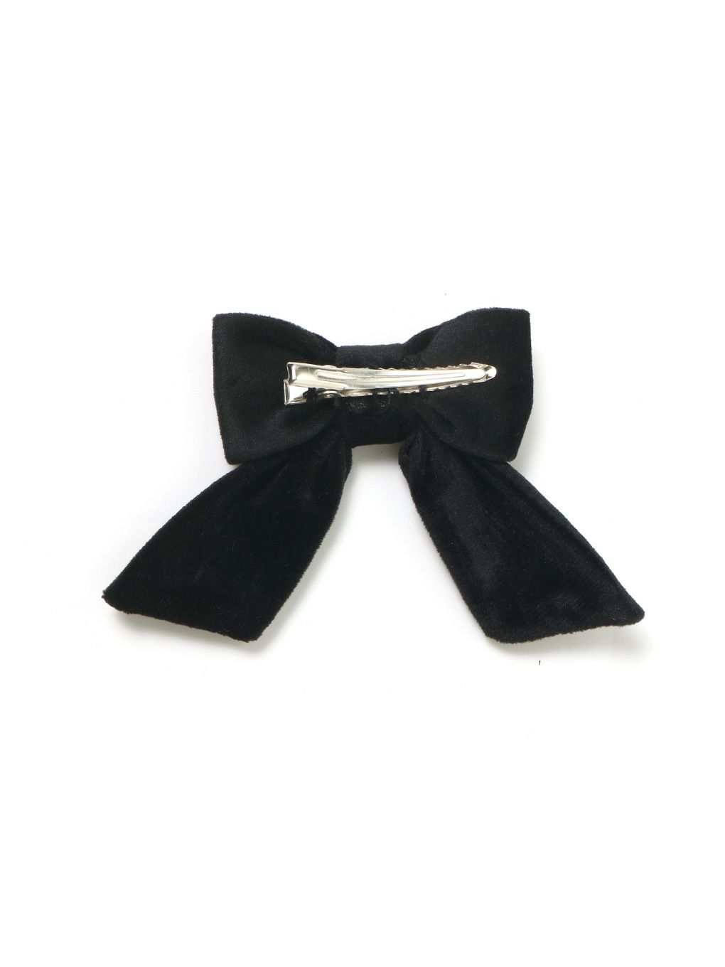 【BUBBLES】ベルベットミニリボンバレッタ