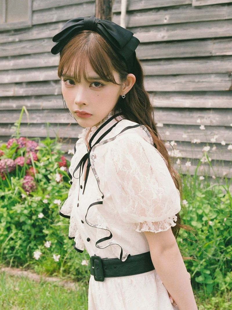 BUBBLES】リボンレースセットアップ | sparkling mall online store
