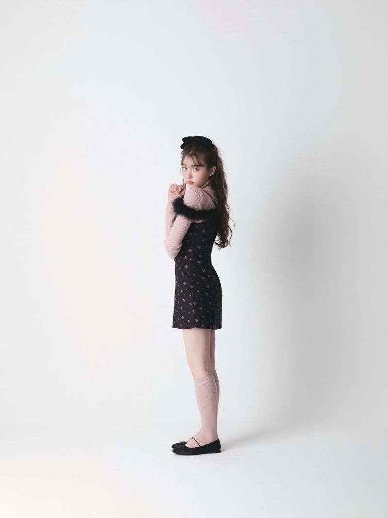 BUBBLES BOUTIQUE】feather cami onepiece | sparkling mall online store