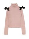 【BUBBLES BOUTIQUE BOUTIQUE】ribbon knit tops