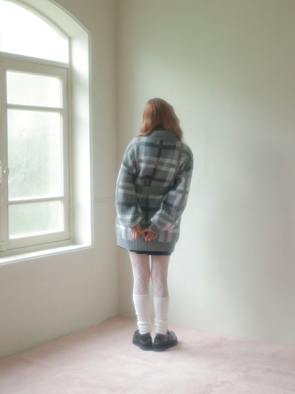 【BUBBLES】ルーズニットワンピース