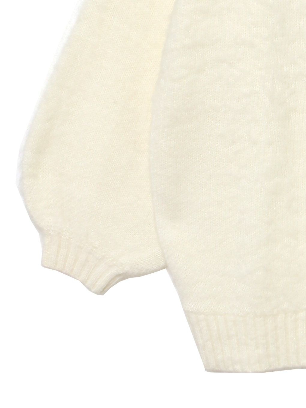 【BUBBLES】リボンマフラーニットワンピース