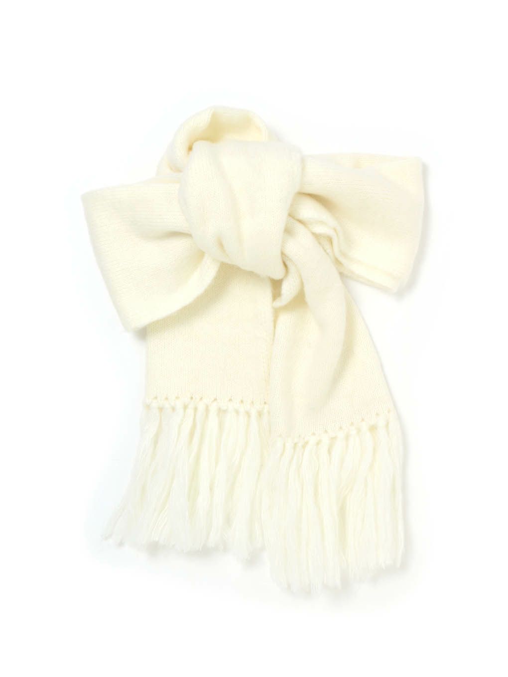 【BUBBLES】リボンマフラーニットワンピース