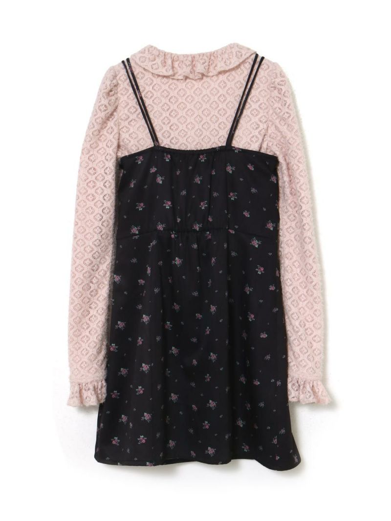 BUBBLES BOUTIQUE】lace layered onepiece | sparkling mall online store