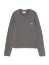 【BUBBLES BOUTIQUE】puff cable knit