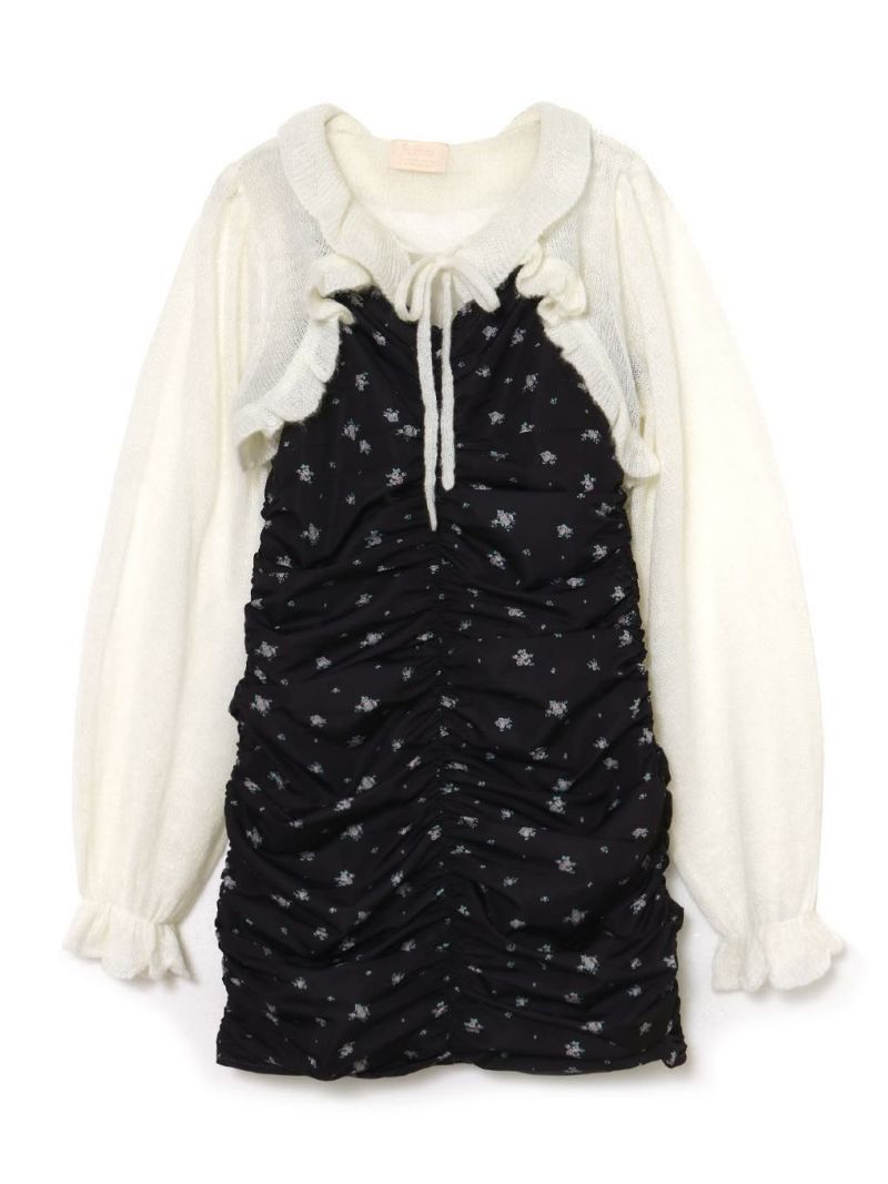 BUBBLES BOUTIQUE】layered flower onepiece | sparkling mall online 