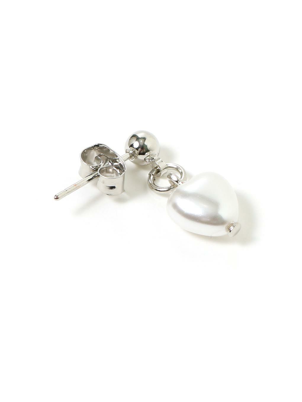 【BUBBLES】ハートパールピアス