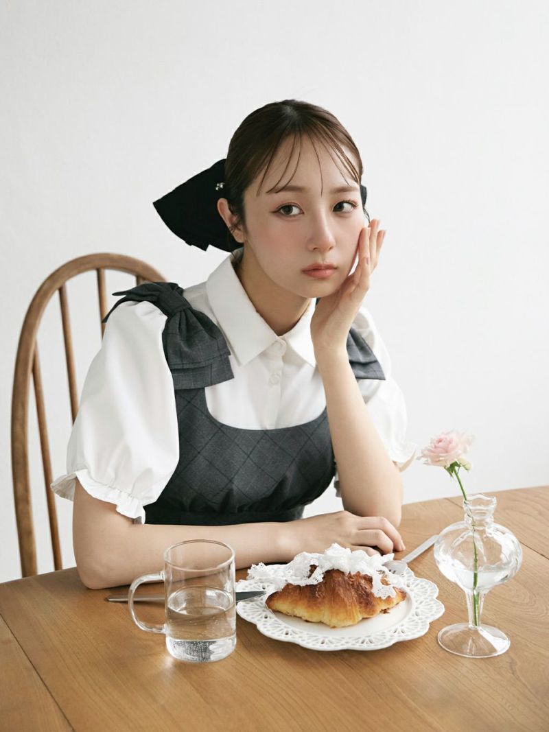 BUBBLES】ショルダーリボンワンピース | sparkling mall online store